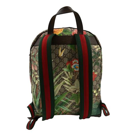 gucci tian print backpack